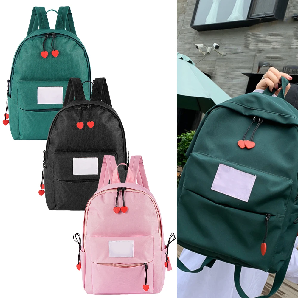 Водонепроницаемый нейлоновый рюкзак для женщин сердце сумка для путешествий со шнурком для девочек-подростков школьный женский рюкзак, Mochila
