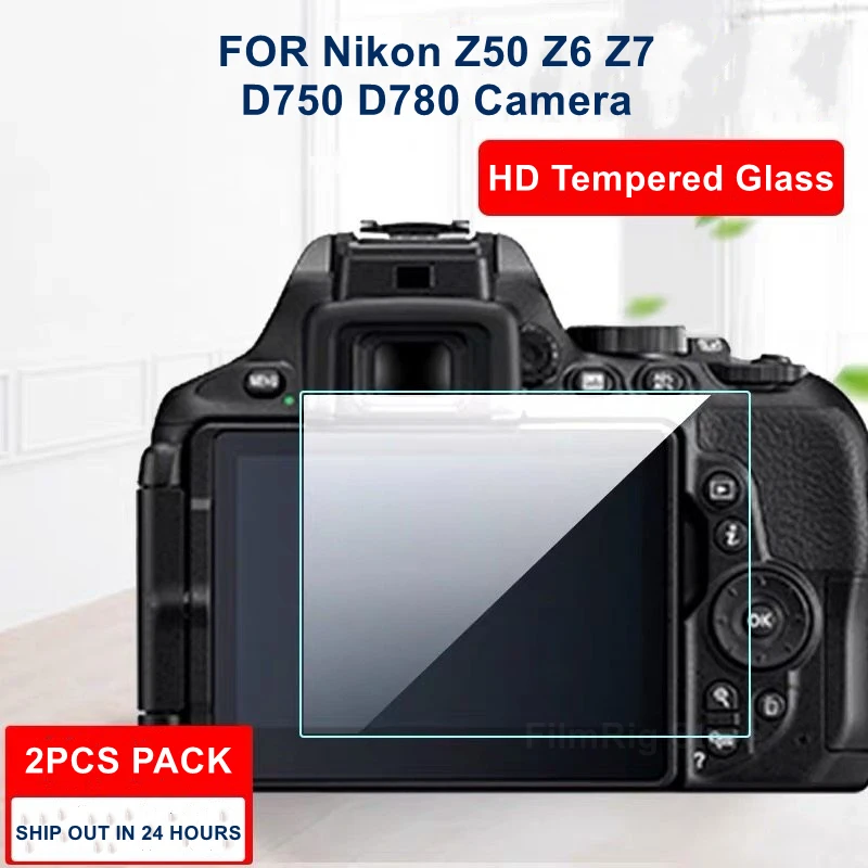 Protector de pantalla LCD de cristal templado para cámara Nikon Z50 Z6 Z7 D750 D780, 9 Uds.