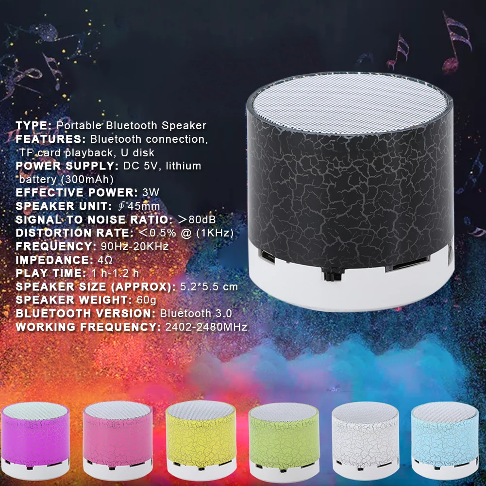 Portable Wireless Mini Bluetooth Subwoofer Speaker Super Bass Stereo ...
