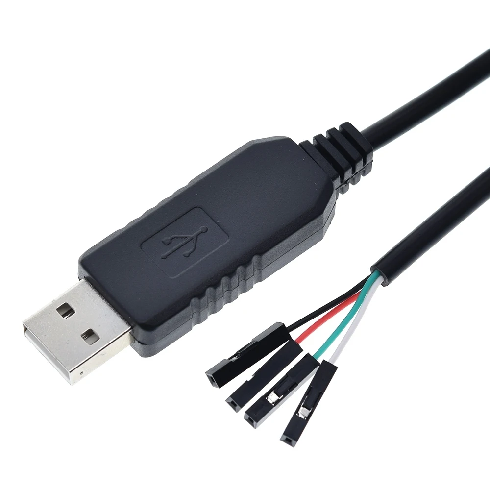 TZT Smart Electronics PL2303 PL2303HX USB to UART TTL Cable Module 4p 4 pin RS232 Converter Serial Line Support Linux Mac Win7