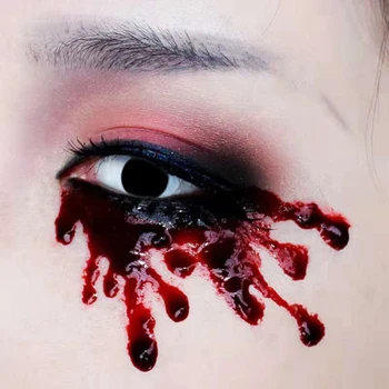 

All Black Color Cover Eye Pupil Beautiful Halloween Contact Lenses Pure Colored Cosplay For Big Beauty Eyes Makeup Yearly Use