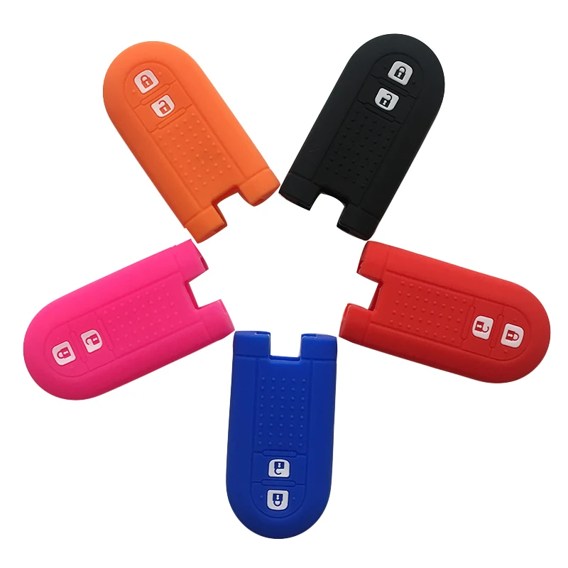 Car Key Case Cover for Toyota Rush/Daihatsu Tanto LA600S Moovecanvas LA800S Remote Control Silica Gel Key Cover Cap key case cover key case remote control case cover