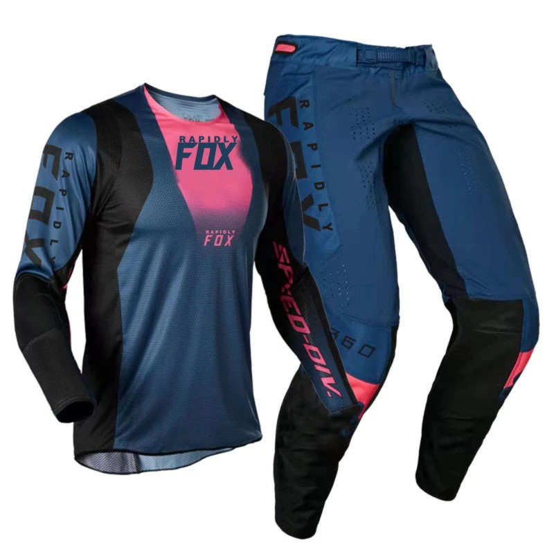 traje motocross mujer fox