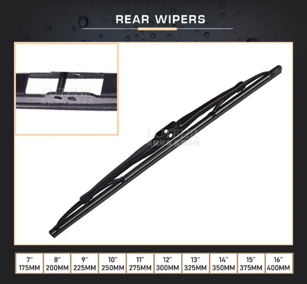Für Honda CR-V CRV MK2 2001-2006 2002 2003 2004 Scheibenwischer vorne hinten Scheibenwischerbürsten 21"+20"+11" – Detail 3