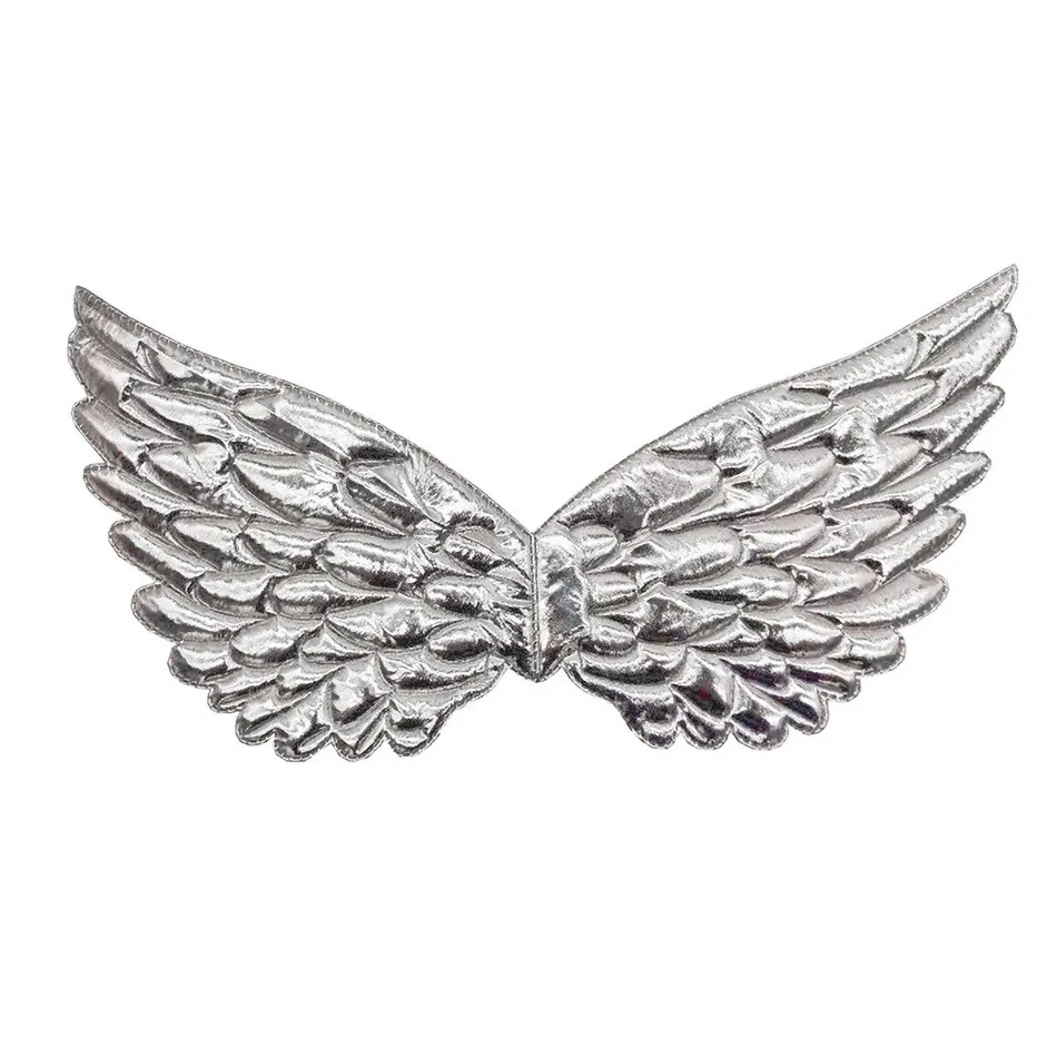 Little Boys Girls Party Accessories 4 Colors Rainbow Gold Silver Unicorn Wings Children Photography Props Kids Halloween Costume