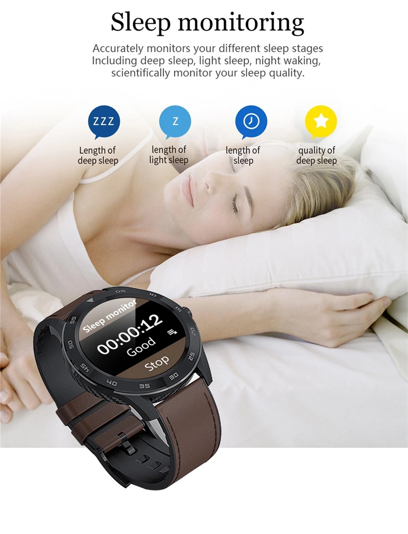 Деловые мужские Смарт-часы DT98 1,3 дюймов IP68 Водонепроницаемые спортивные Смарт-часы с сенсорным экраном фитнес-браслет высокого качества VS KSR909