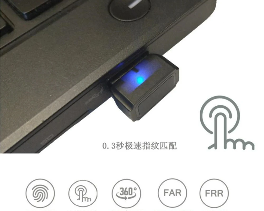 Мини usb-считыватель отпечатков пальцев ноутбук идентификация по отпечатку пальца Windows Hello Шифрование для Win 7/8/10 Windows Microsoft Surface Pro