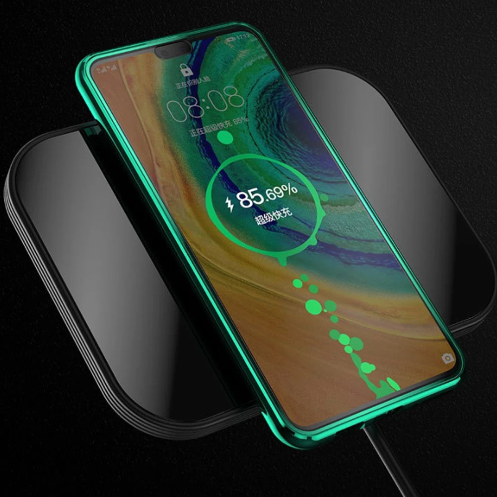 Полный магнитный металлический бампер чехол для huawei mate 30 Pro двусторонний закаленное стекло полное покрытие Защитный чехол противоударный Fundas