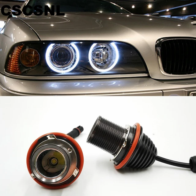 CSCSNL 20W LED Angel Eyes Halo Marker Ring Bulb Canbus BMW E39 E53