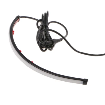 

5 mode Switchback Flowing Knight Turn Signal Brake Light Car DRL LED Strip Knight Rider Light Strip Tube Sequential 30cm DC12V