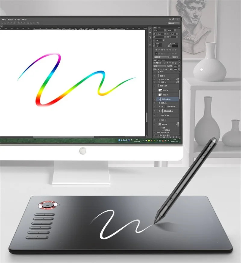 VEIKK A15 Pro 8192 уровень Батарея-Бесплатная ручка 12 ключ Поддержка Windows Mac телефона