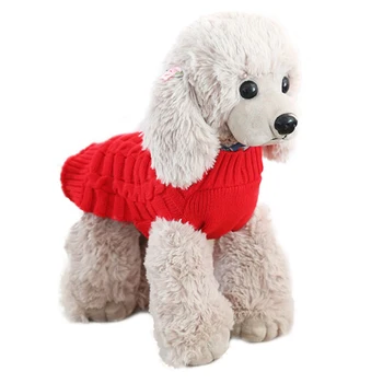 

Winter Warm Woolen Knit Sweater Clothing Pet Dog Sweater Winter Chihuahua Puppy Dog Coat For Dog Roupas Para Cachorro Sweater