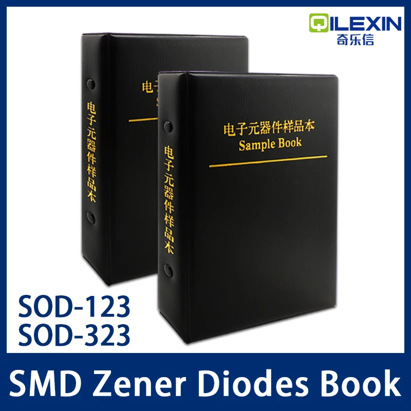 Smd Zener Diode Book Sod323 0805 Sod123 1206 2.4v30v 28 Values Package Assorted Kit 0.5w 1/2w