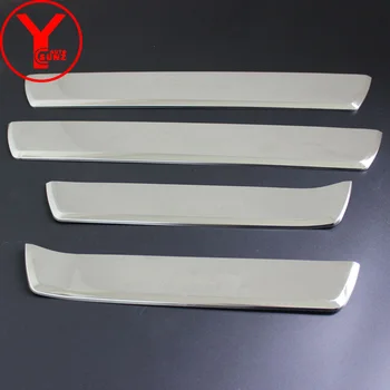 

YCSUNZ door sill scuff plate protector overlays threshold car accessories For toyota hilux fortuner sw4 2015 2016 2017 2018 2019