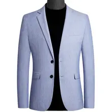 Thoshine – blazer de couleur unie pour homme, vêtement d'extérieur décontracté, de haute qualité, collection printemps automne