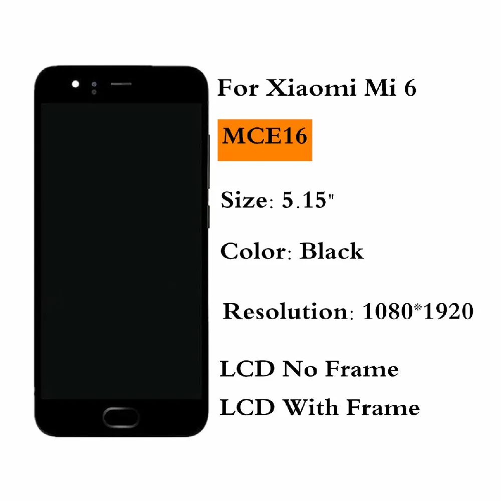 Xiaomi Mi6 Display Screen Replace Part 