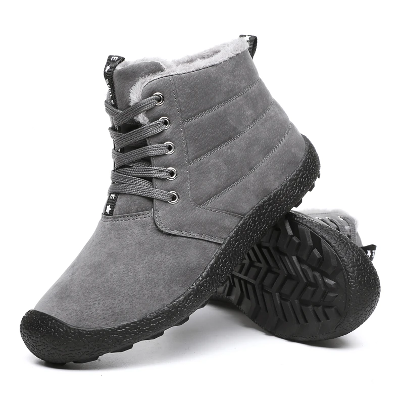 FLARUT-зима, мужские модные кроссовки, уличные мужские зимние ботинки, теплые ботинки на шнуровке, хлопковая обувь, кроссовки, большие размеры 39-48