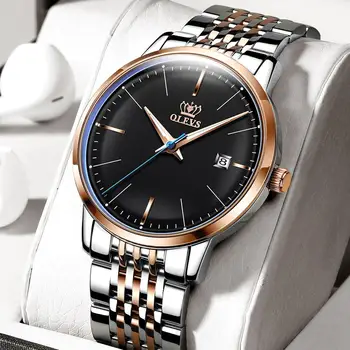 

OLEVS Mechanical Watch Men Steeldive Automatic Watches For Men New Luxury Luminous Watch Waterproof Male Automatic Wristwatch