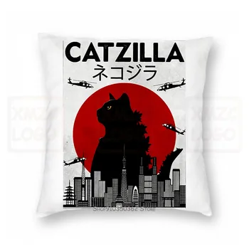 

Catzilla Funny King Of Monster Pillow cases Size For Men Women Women Men