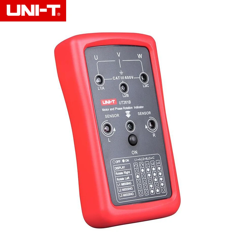 Электронный UNI-T UT261B фазы и вращения двигателя индикаторы тестер