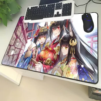 

XGZ Cartoon Large Size Mouse Pad Black Seam Charm Glamour Sexy Big Breasts Sister Laptop PC Desk Mat Rubber Universal Non-slip