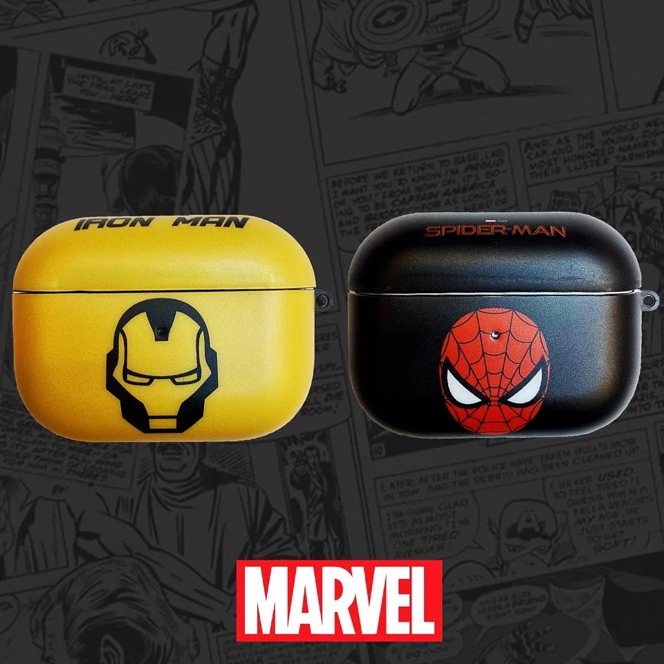 Чехол для беспроводных наушников Marvel iron Man с матовым покрытием Bluetooth защитный
