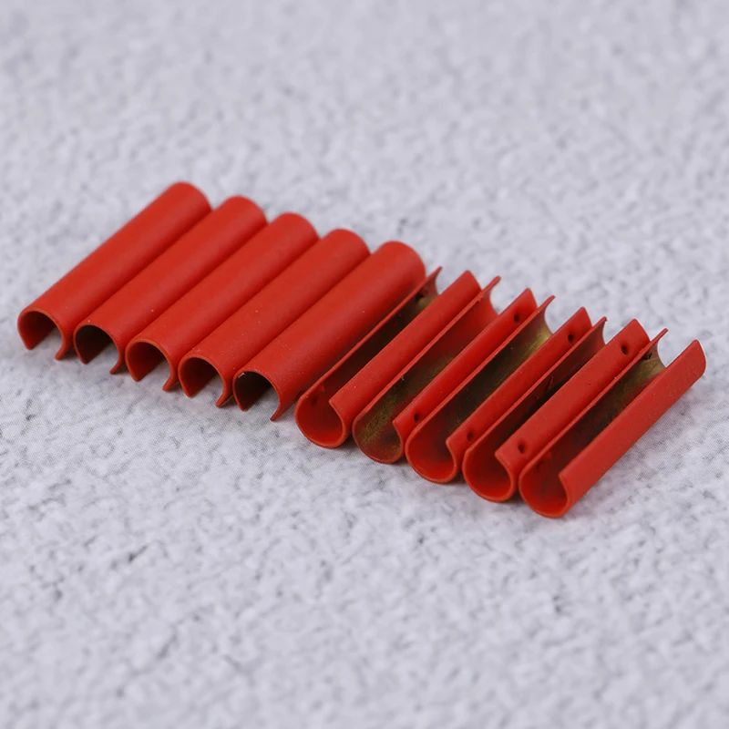 10pcs Shoe Lace Tips Replacement Head Luxury Fashion Metal Shoelace Head For Shoelaces Accessories DIY Sneaker Kits Red Color