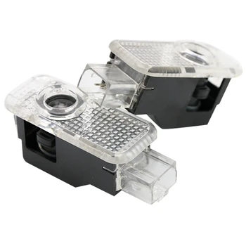 

2pcs Led Car Door light 3D Logo Car Laser Projector Ghost Light For Audi-A3 A4 A5 A6 A8 S3 S4 S5 S6 S7 Sline B4 B5