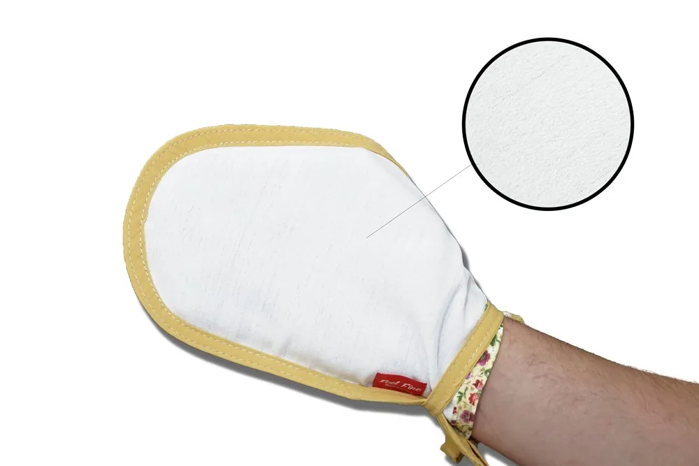 Our Natural Bath Glove Skin and Silk Together Hammam Mitt Exfoliating Dead Skin Face in the Best Way To Get Rid of Dead Skin