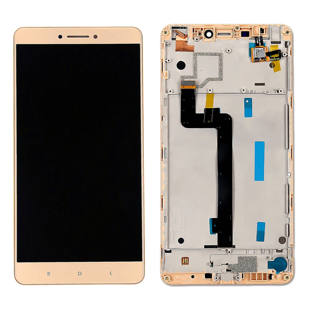 AAA+ качественный ips ЖК-дисплей для Xiaomi Mi Max ЖК-дисплей сенсорный экран дигитайзер стеклянная панель сенсорная замена сборка+ рамка