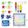 100x100cm Magic Water Drawing Mat Painting Board & Stamps Set Painting Board  & Magic Pens Educational Children Gift for Kids ► Photo 2/6