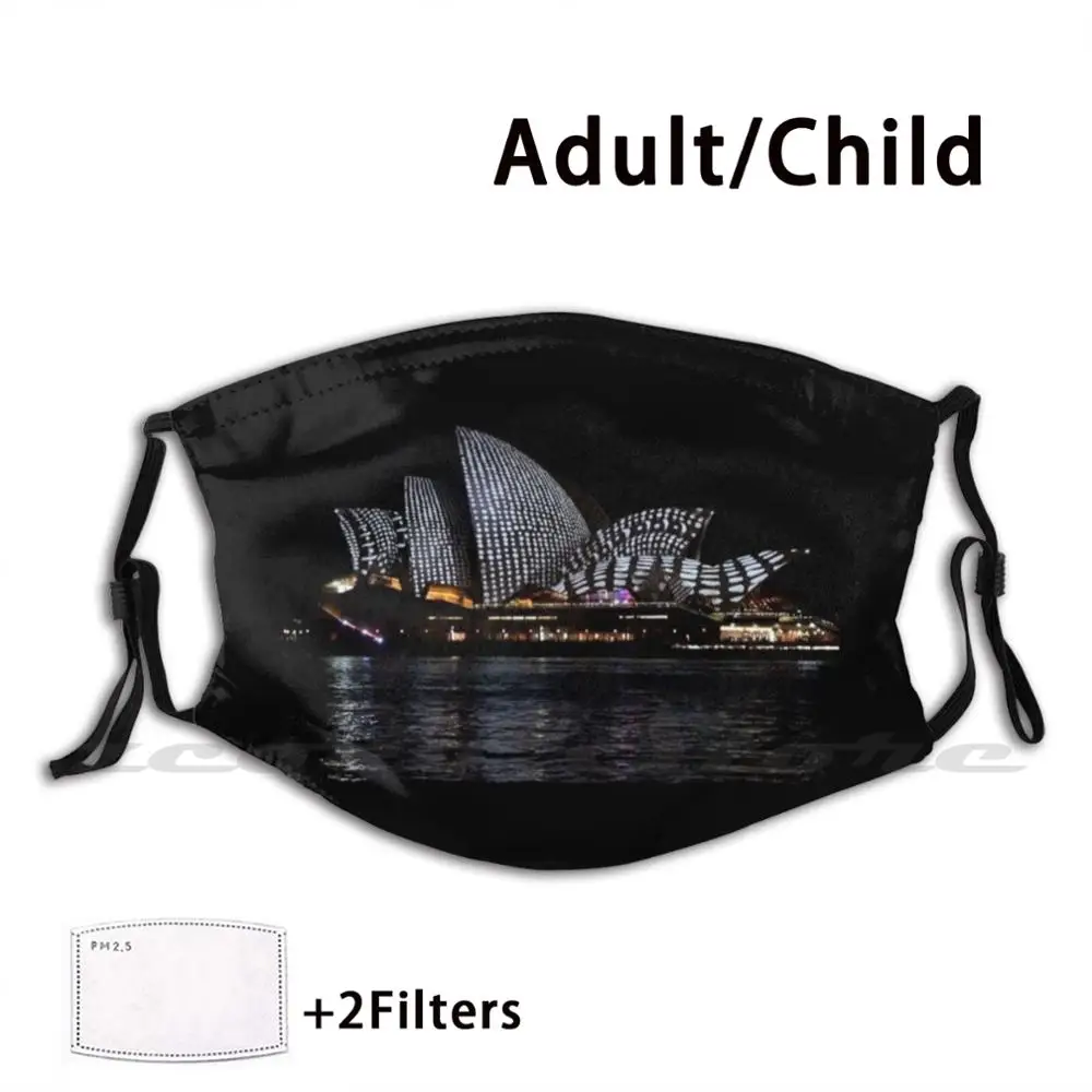 

45 Тканевая маска, моющаяся лампа, m2, 5 для взрослых и детей, синейский оперный театр