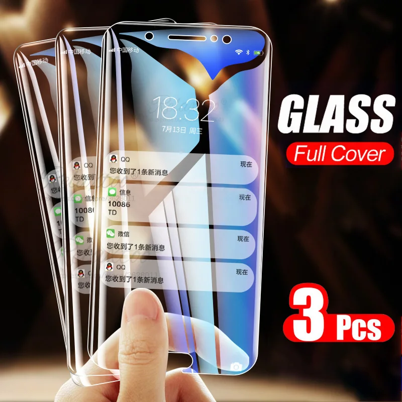 3 шт 9H закаленное стекло для samsung Galaxy A5 A6 A7 A8 Plus Защитное стекло для экрана на sumsung a 5 6 7 8 стеклянная пленка