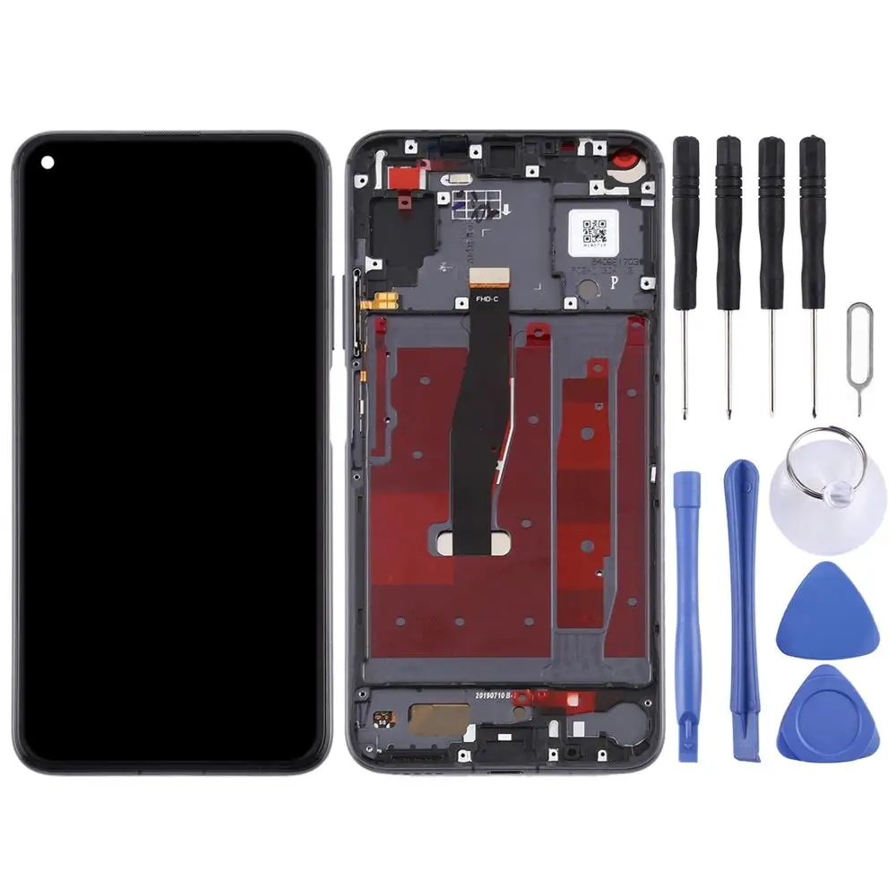ЖК-экран и дигитайзер полная сборка с рамкой для huawei Honor 20 huawei Honor 20 Pro