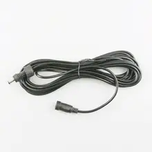 Светодиодный кабель-удлинитель для солнечной уличной безопасности с подключением к электросети, водонепроницаемый удлинитель для солнечного света 16 футов, шнур питания 5 м H10