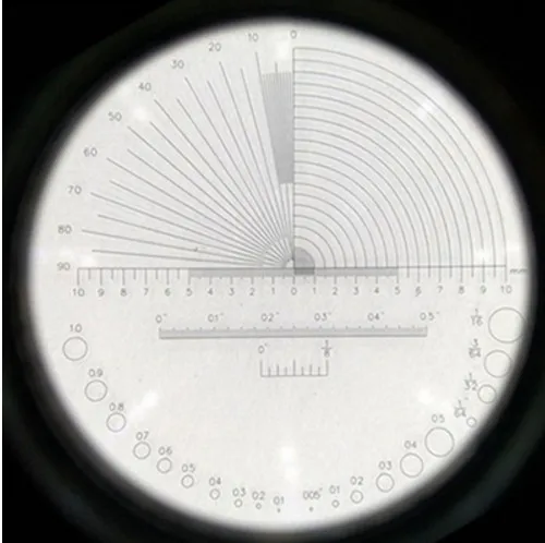 10X Металлическая Цилиндрическая шкала Лупа фокусное расстояние Регулируемая лупа для оценки ювелирных изделий печатные платы увеличительное стекло