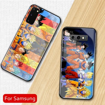 

FinderCase for Samsung S10 Case Glass Hard Back Dragon Ball Z Cover Case for Samsung Galaxy S8 S9 S10 Plus lite Note 8 9 10