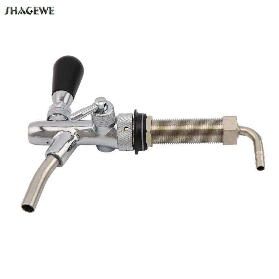 

Adjustable Beer Tap Faucet With Chrome Plating Flow Control Beer Faucet Homebrew Keg Draft Beer Dispenser Tap