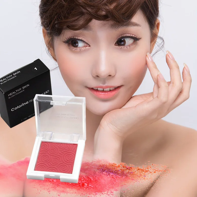 

Single Color Blush Powder Waterproof Smudge-Proof Long Lasting Multicolor Blusher Makeup Cosmetic Blush Palette Powder Makeup