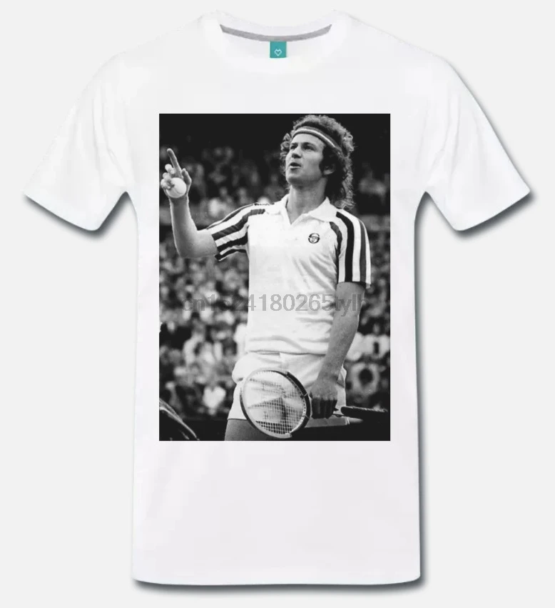 T-Shirt Shirt John Mc Enroe Sample Tennis years 80 1 S-M-L-XL |