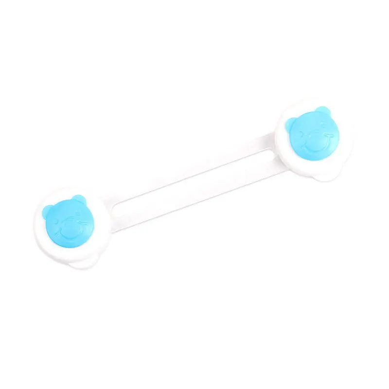 Blue 1pcs 1 шт./компл. детские безопасные замки и ремни пластиковый замок для детский гардероб Защита ребенка блокатор предохранительный замок для ящика - Цвет: Blue 1pcs