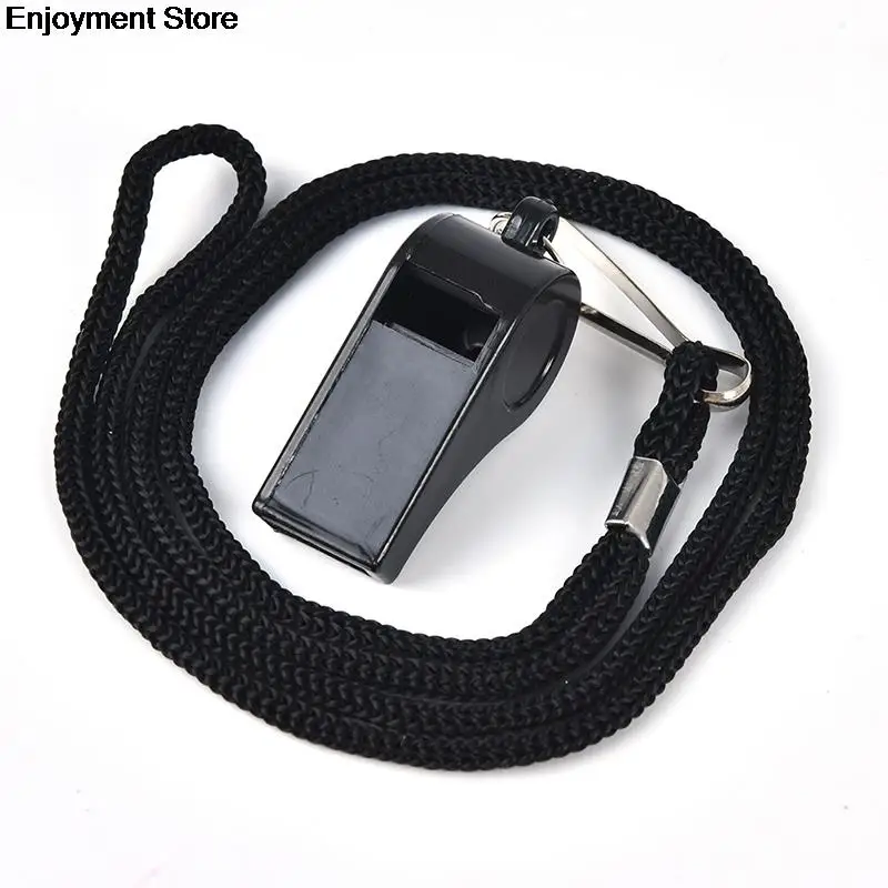 1PC Whistle Sports Football Basketball Referee Training Whistle Outdoor Survival With Lanyard