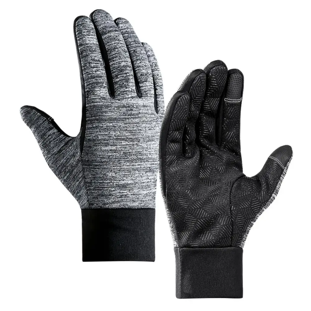 Men Women Windproof Simulated Soft Warm Mens Skiing Gloves Outdoor Sports Touchscreen Winter Bicycle Bike Cycling Gloves