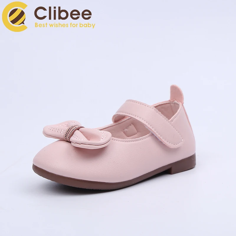 

Clibee Girl's Shoes Toddler Girl Mary Janes Flat shoes Children Soft PU Leather Dance Ballet Shoes Fashion Princess Flower Shoes