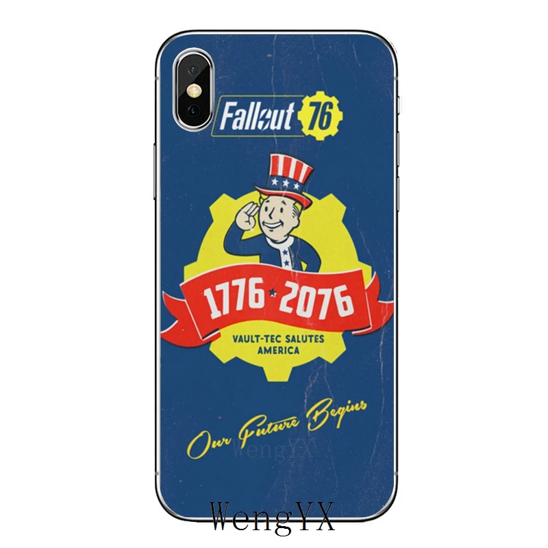 Чехол Fallout 76 для iPhone 11 pro XR X XS Max 8 7 6s plus SE 5s 5c iPod Touch 5 6 - Цвет: Fallout-76-A-07