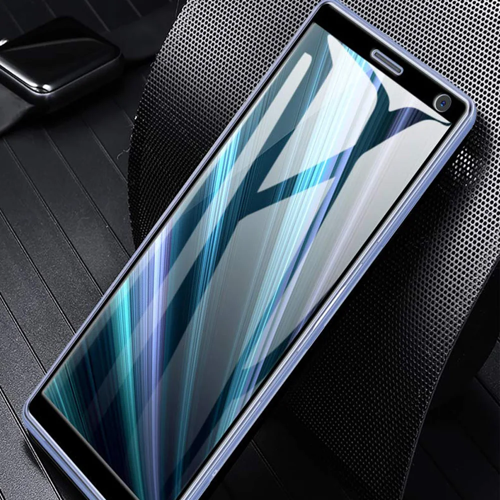 

9H 3D Full Glue Cover Black Tempered Glass for SONY Xperia 1 10 10 Plus Screen Protector for SONY X1 X10 X10plus Protective Film