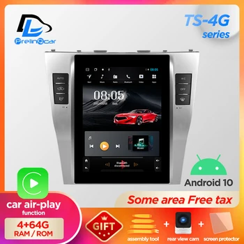 

4G Lte 32G ROM Vertical android 10.0 system multimedia video radio player for Toyota Camry 2006-2011 year navigation stereo