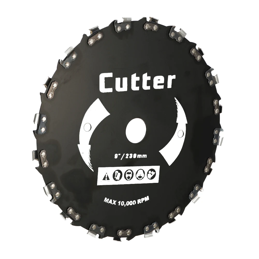 

9" 230mm 20 Teeth Lawn Mower Circular Saw Web Electric Weeder Accessories Gasoline Brush Cutter Right Angle Chain Saw Disc