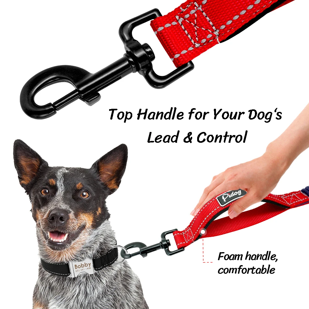 Reflective Pet Dog Leash Nylon Leash Rope For Small Medium Large Dogs Pet Lead Outdoor Walking Leashes Belt Pet Products Pitbull
