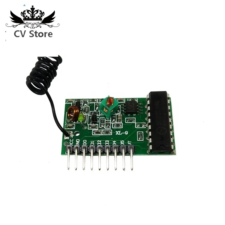 

250MHz-450MHz Superheterodyne With Decoding Universal RF Remote Control Receiver Module Wireless Automotive General Purpose